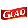 Glad brand logo with red background and white text