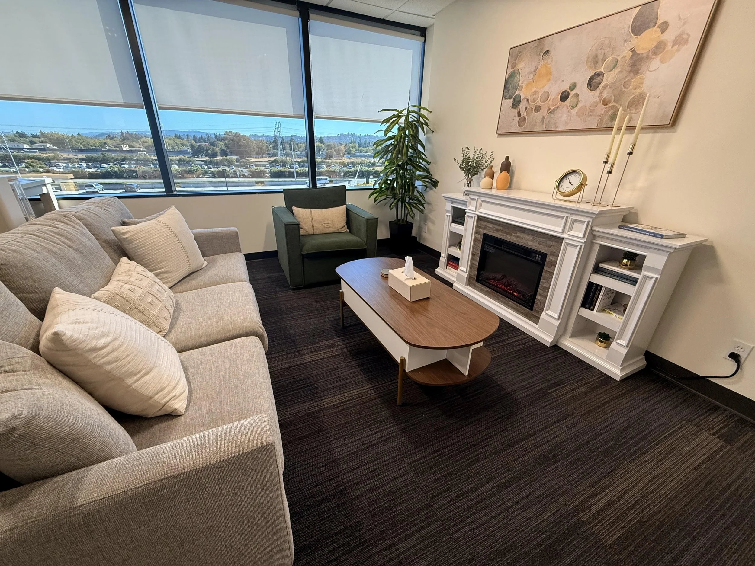 Our cozy waiting room