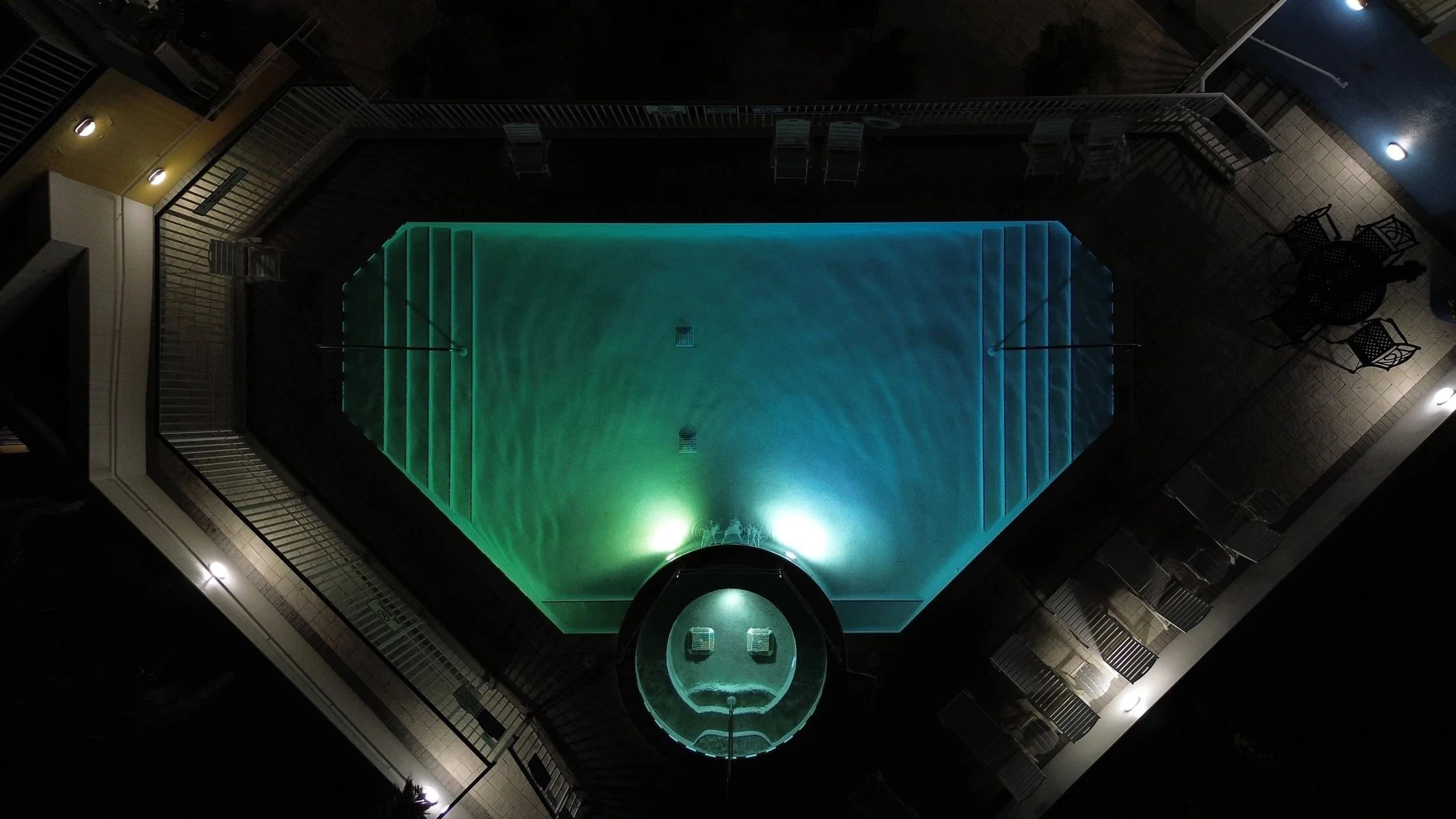 A photo taken from my drone for LeAnn's Paradise Rentals down in Fort Myers Beach, Florida