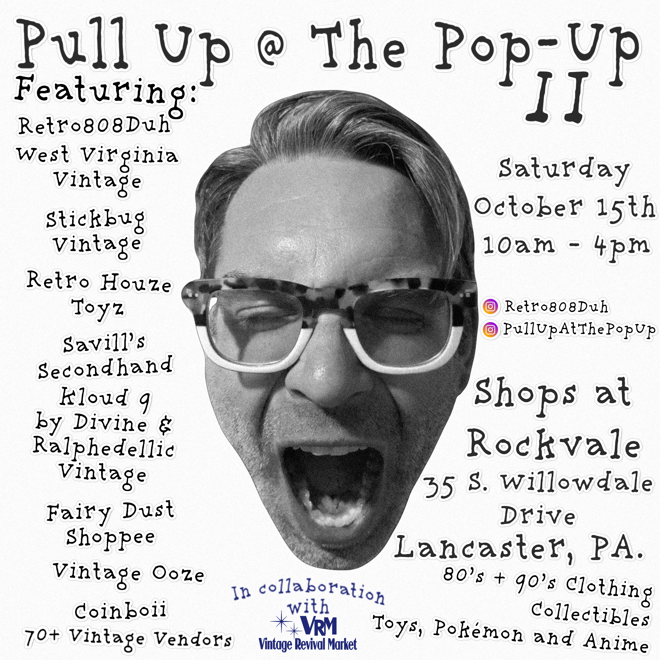 A graphic design piece I did for Retro808duh, one of many over the years