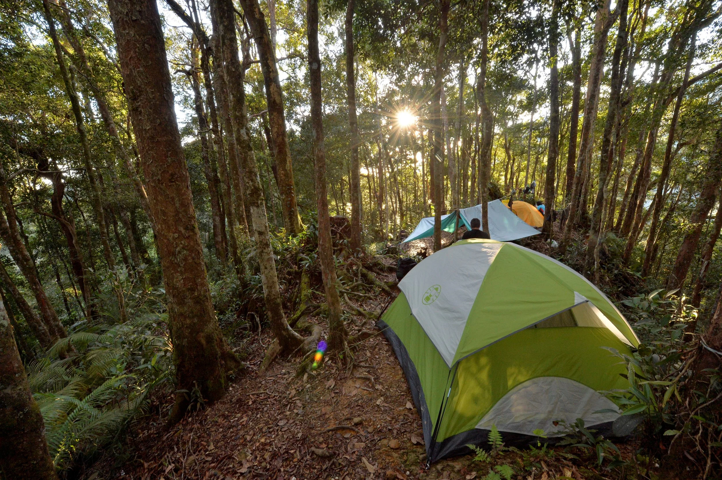 Camping on Trus Madi - Rachel, England