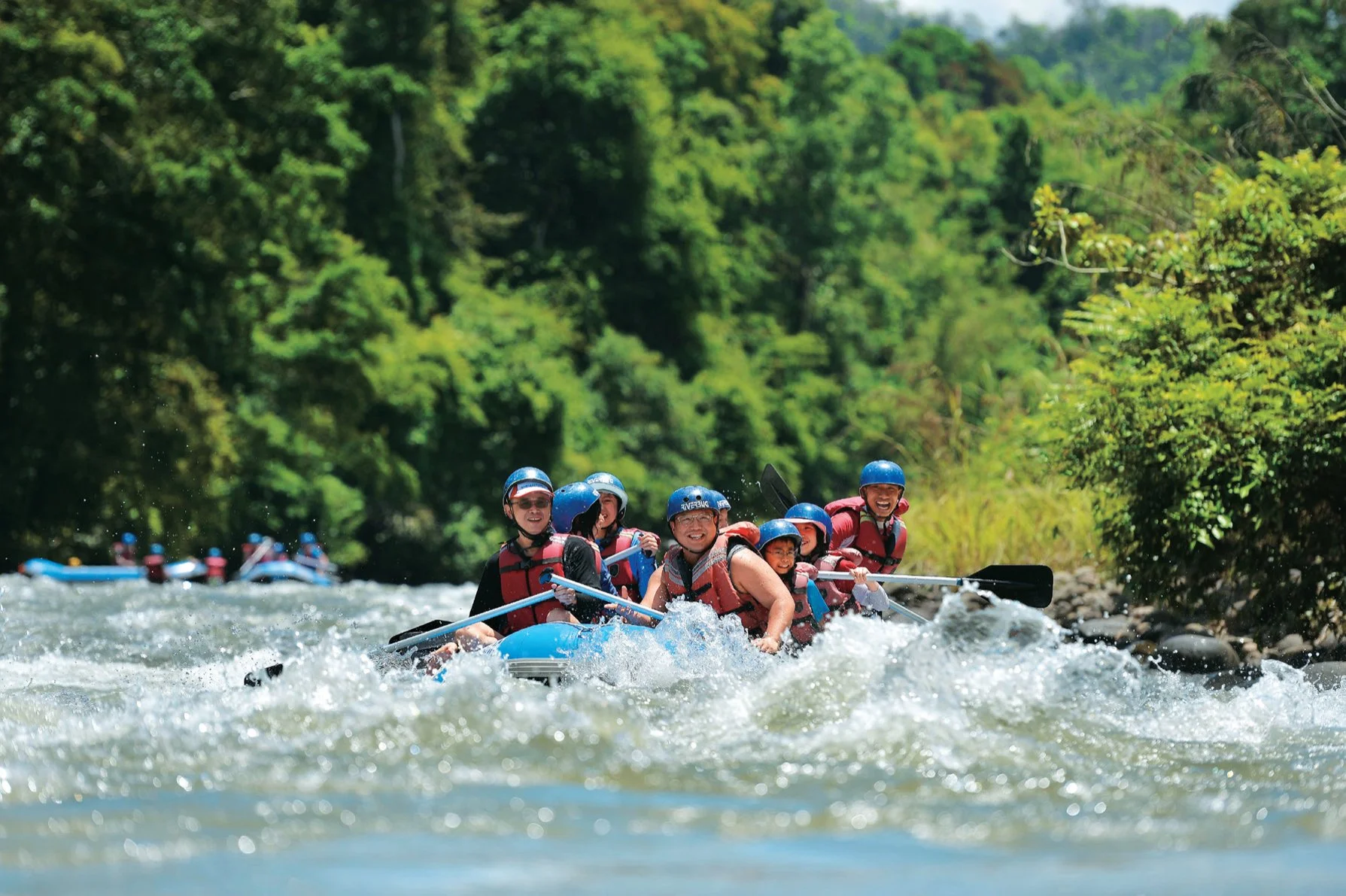 PADAS/KIULU RIVER.  Tackle thrilling rapids and experience one of Borneo's most exciting white-water adventures.  ADVENTURE - FULL DAY - FROM KK