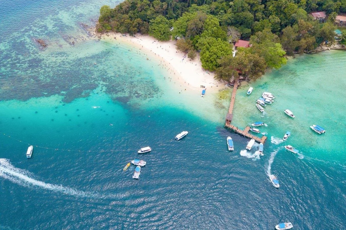 T.A.R.P. ISLAND SNORKELLING/DIVING ADVENTURE. Discover coral reefs and tropical marine life.  WILDLIFE - FULL DAY - FROM KK.