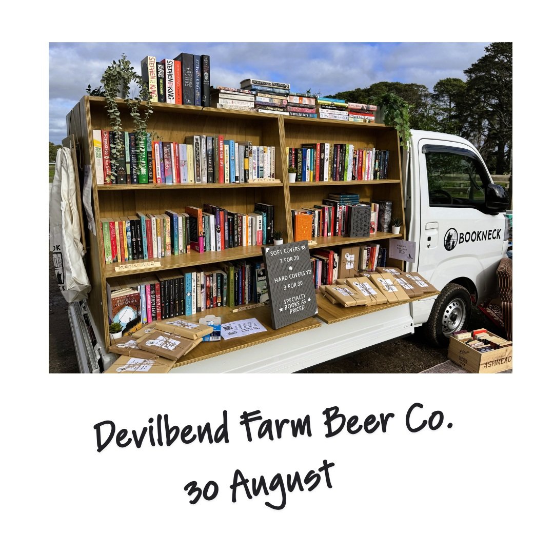 Pippi&rsquo;s heading back to @devilbendfarm.venue this Sunday. 📚🛻🌿🍺

We&rsquo;ll be pulling up with a fresh truckload of experienced books and plenty of new things on the shelves.

Come for a beer, stay for a browse, and see what finds you.

Sun
