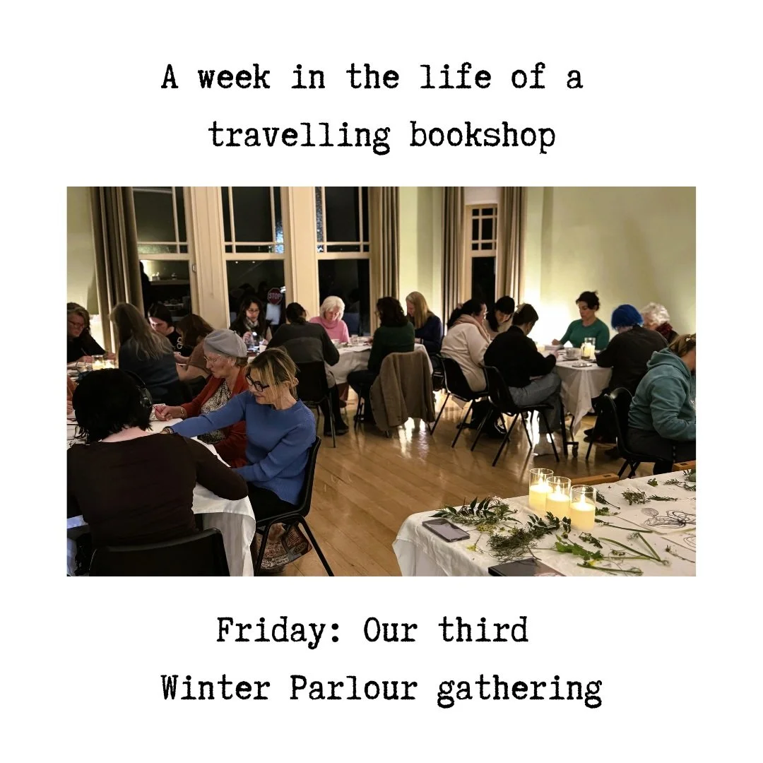 When we first launched Bookneck, we thought we, y'know, sold books. 

But in the past seven days we&rsquo;ve hosted a Winter Parlour, crossed the bay on a recon mission for the Queenscliffe Literary Festival, let Pippi stay up late on a school night 