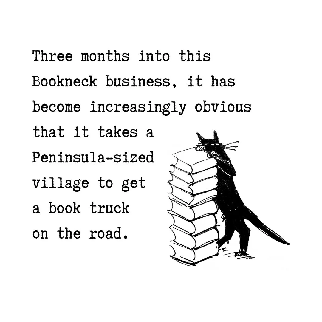 ✨📚🛻🙏

Felt grateful. Won't delete later.

🥰

People who've helped get Bookneck on the road:

@rebeccalennoxstewart 
@applied.joinery 
@devilbendfarm.venue 
@blueminicafe 
@scullybugmarkets 
@queenscliffeliteraryfestival 
@commonfolkmornington 
@c