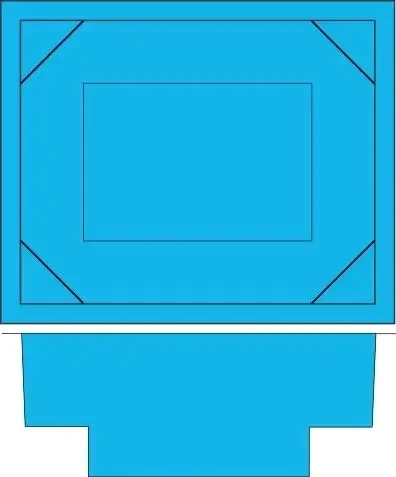 Modern Pools spa pool diagram - 2.5m x 2.05m - available through Plungeit Pools Queensland
