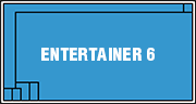 A blue sign with the text 'ENTERTAINER 6' in white capital letters.