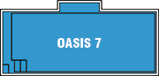 Oasis 7  tranquility pools installed by Plungeit Pools