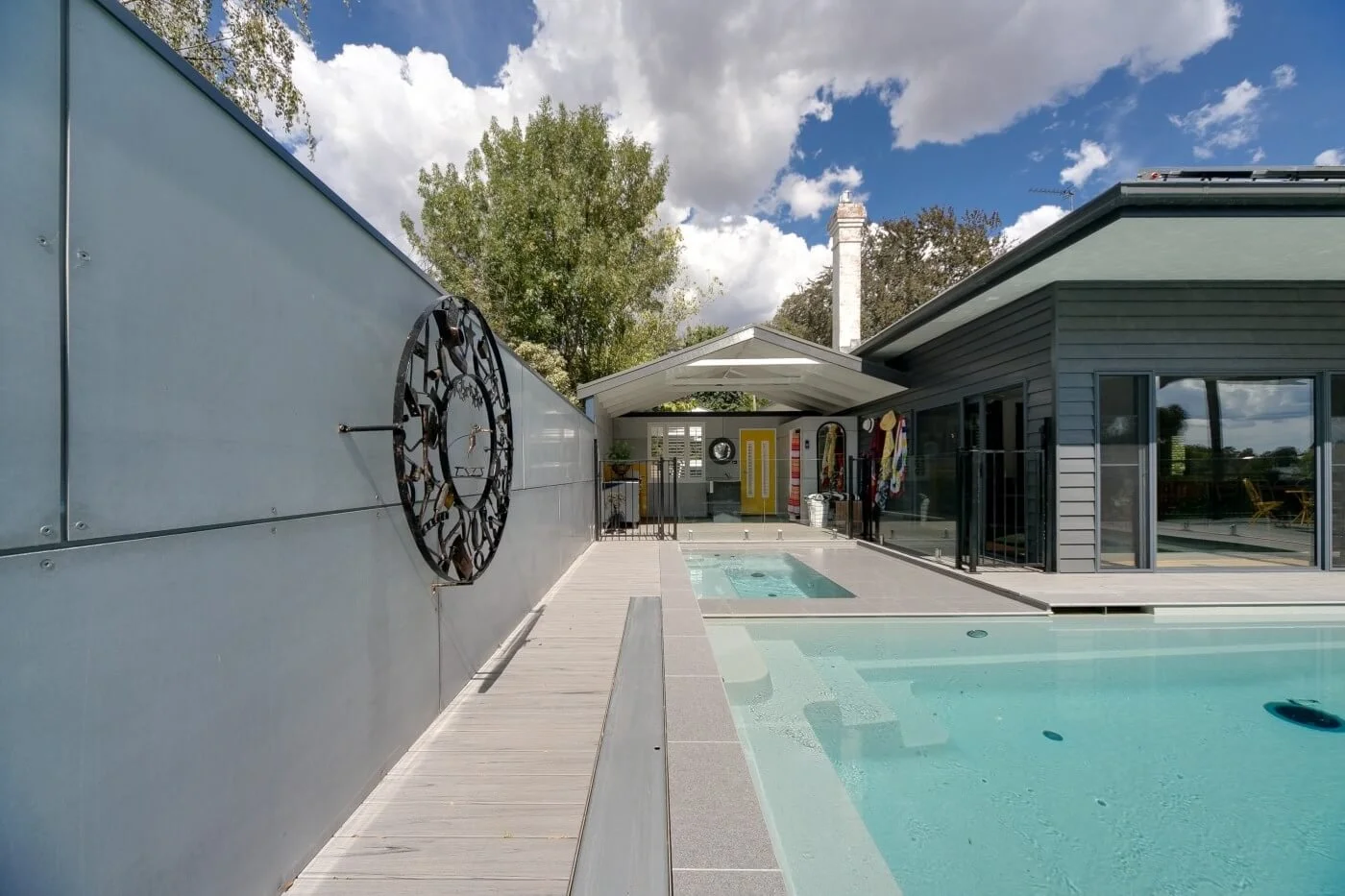 Contemporary 8.3 pool and spa Grey Marble,
