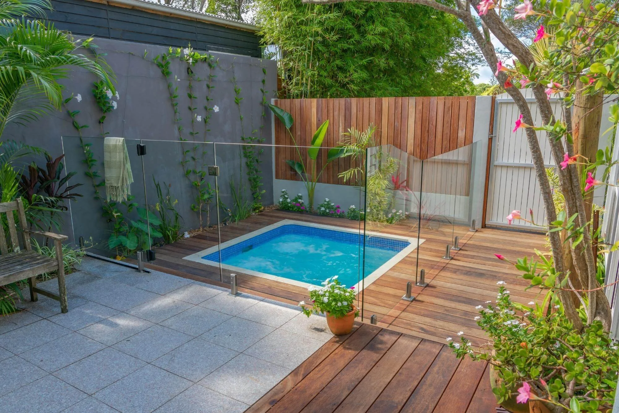 4m Classic Pool in Dark Blue