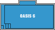 Oasis 6  tranquility pools installed by Plungeit Pools