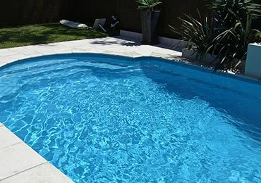 classic 8 water  spice Pool by Tranquility Pools Installed by Plungeit Pools