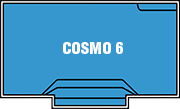 Blue rectangular box labeled 'COSMO 6'