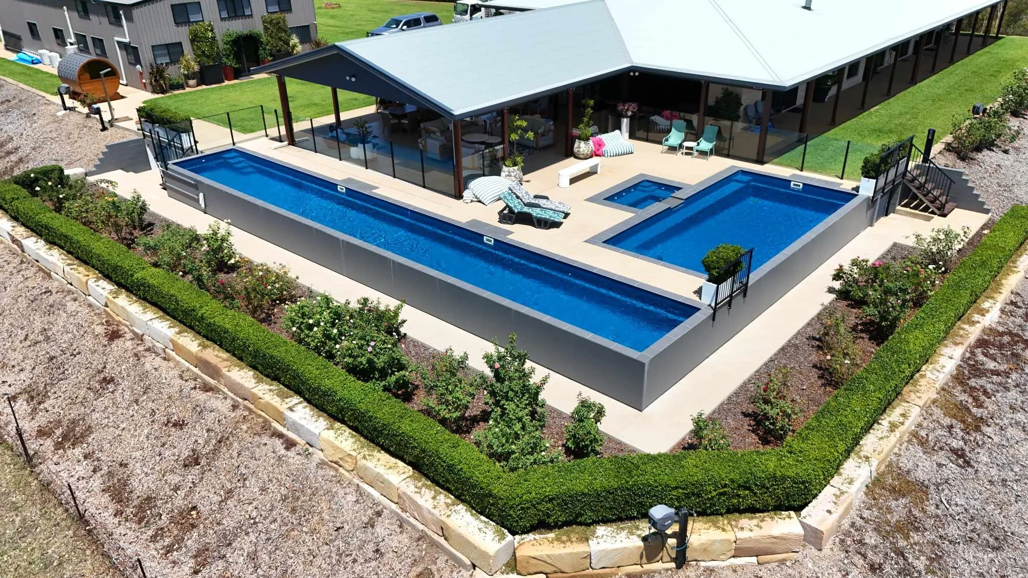 Fastlane Pool | Pacific Colour | Sanctuary Pool + Spa