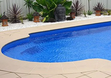 Classic 8 Crystal Pools with Sapphire Interior by Tranquility Pools