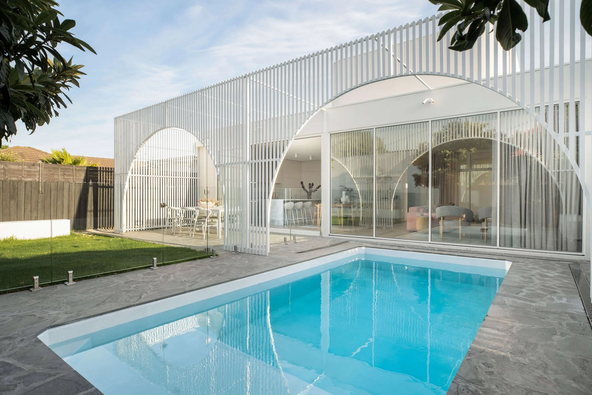Plungie Max: Large Precast Concrete Plunge Pool installed by Plungeit Pools Queensland