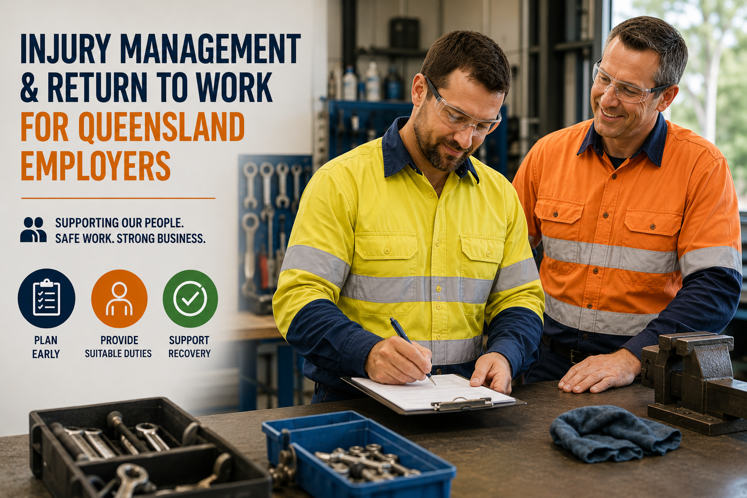 Injury management and return to work obligations for Queensland employers