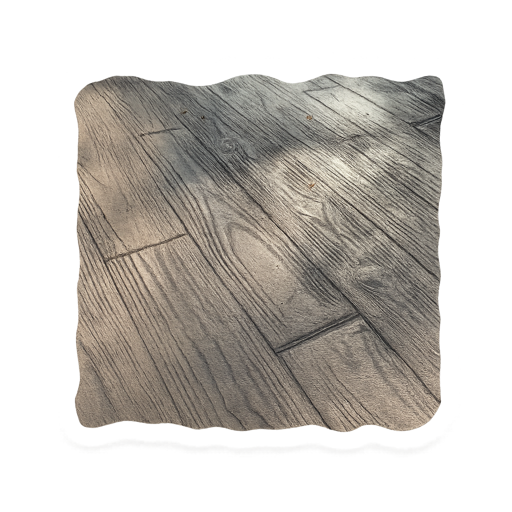 Close-up of gray textured stone or concrete surface with linear patterns and geometric cracks.