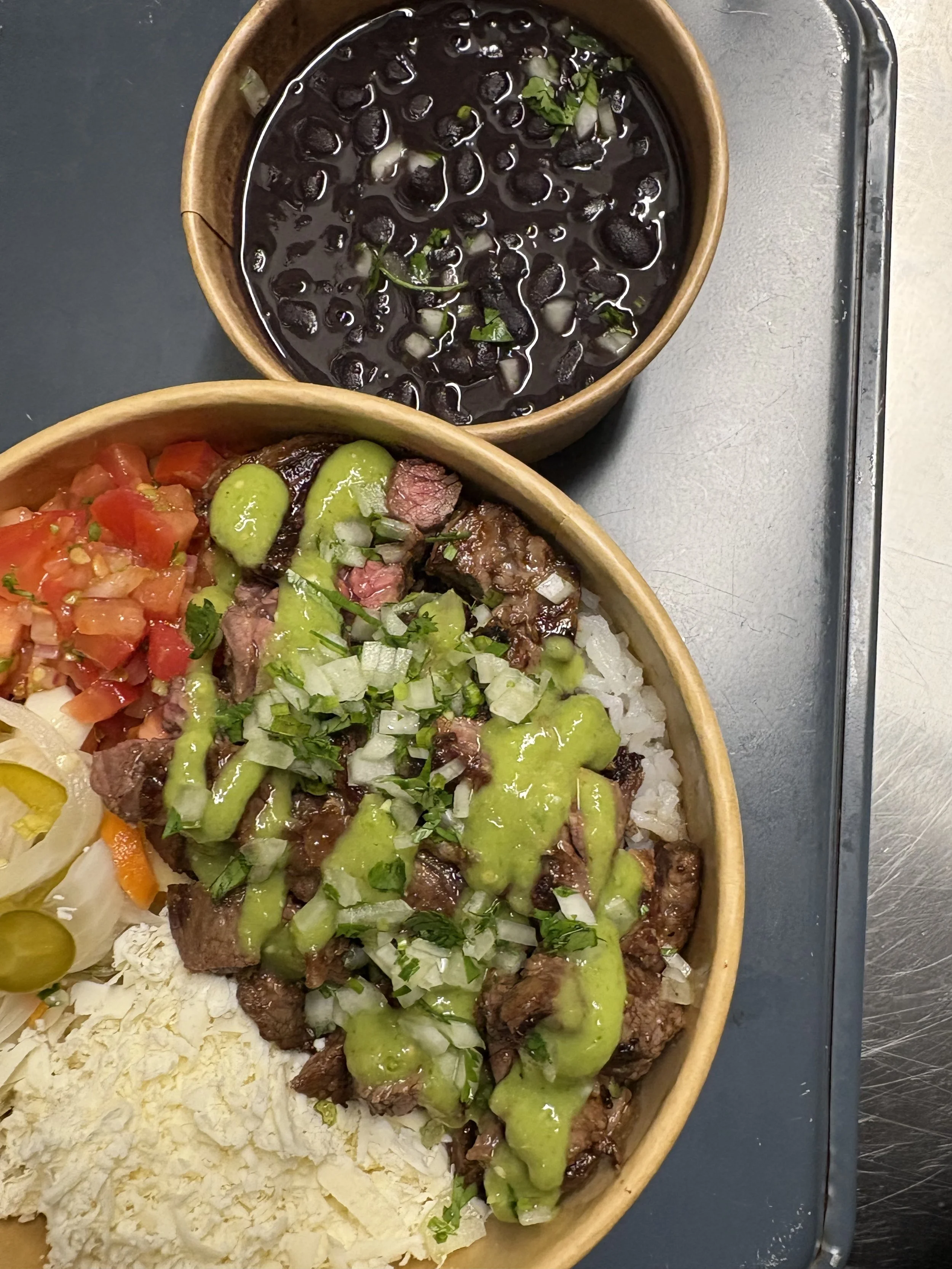 CARNE ASADA BOWL (GRILLED STEAK)