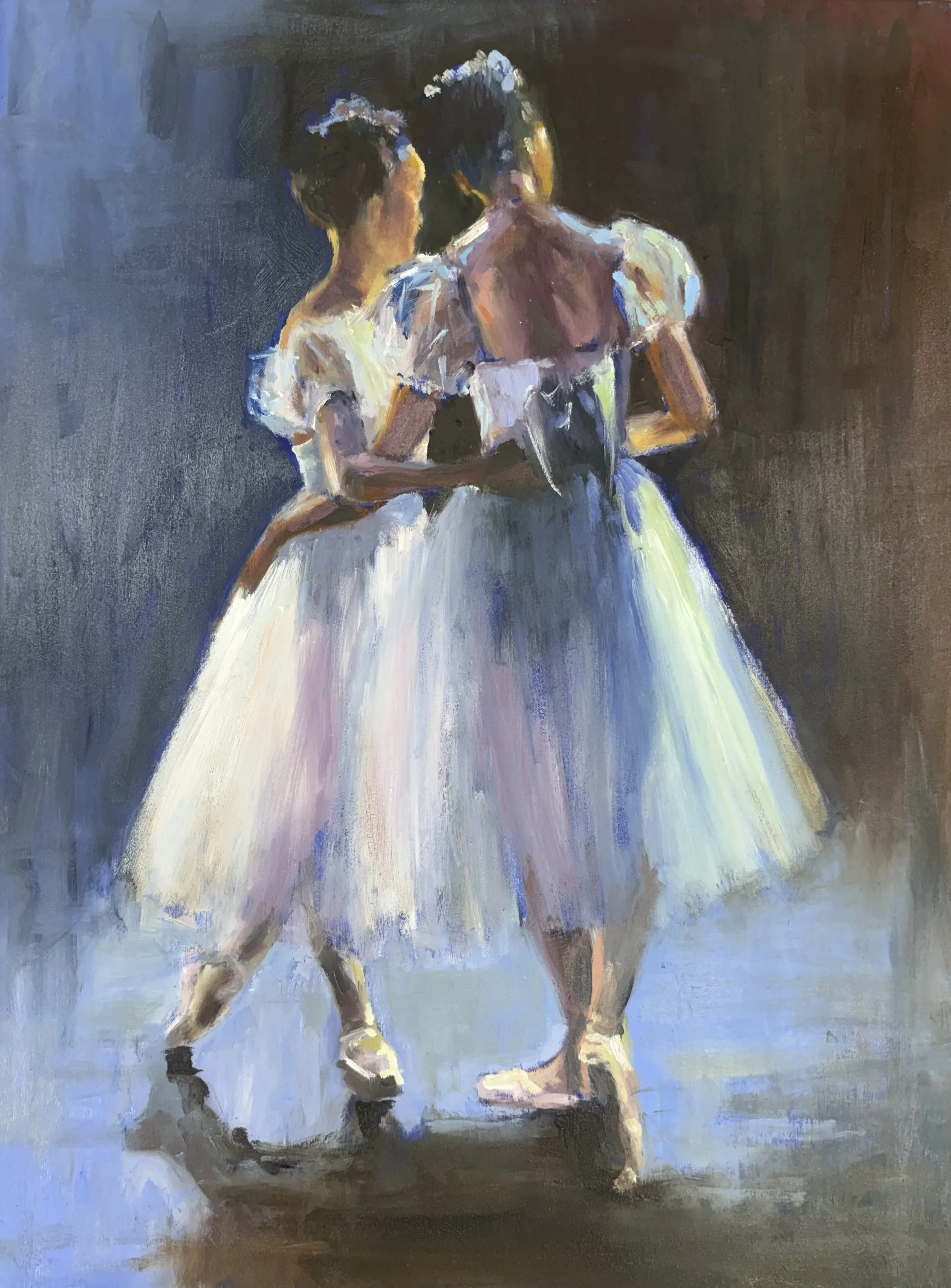 La Sylph #2, 2025 Oil on Board - 305 x 405 x 45