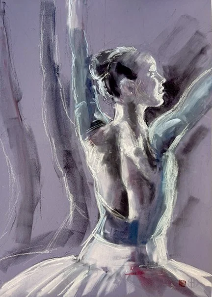 Laura  2025. Pastel on Canson MiTeintes paper 42 x 54cm