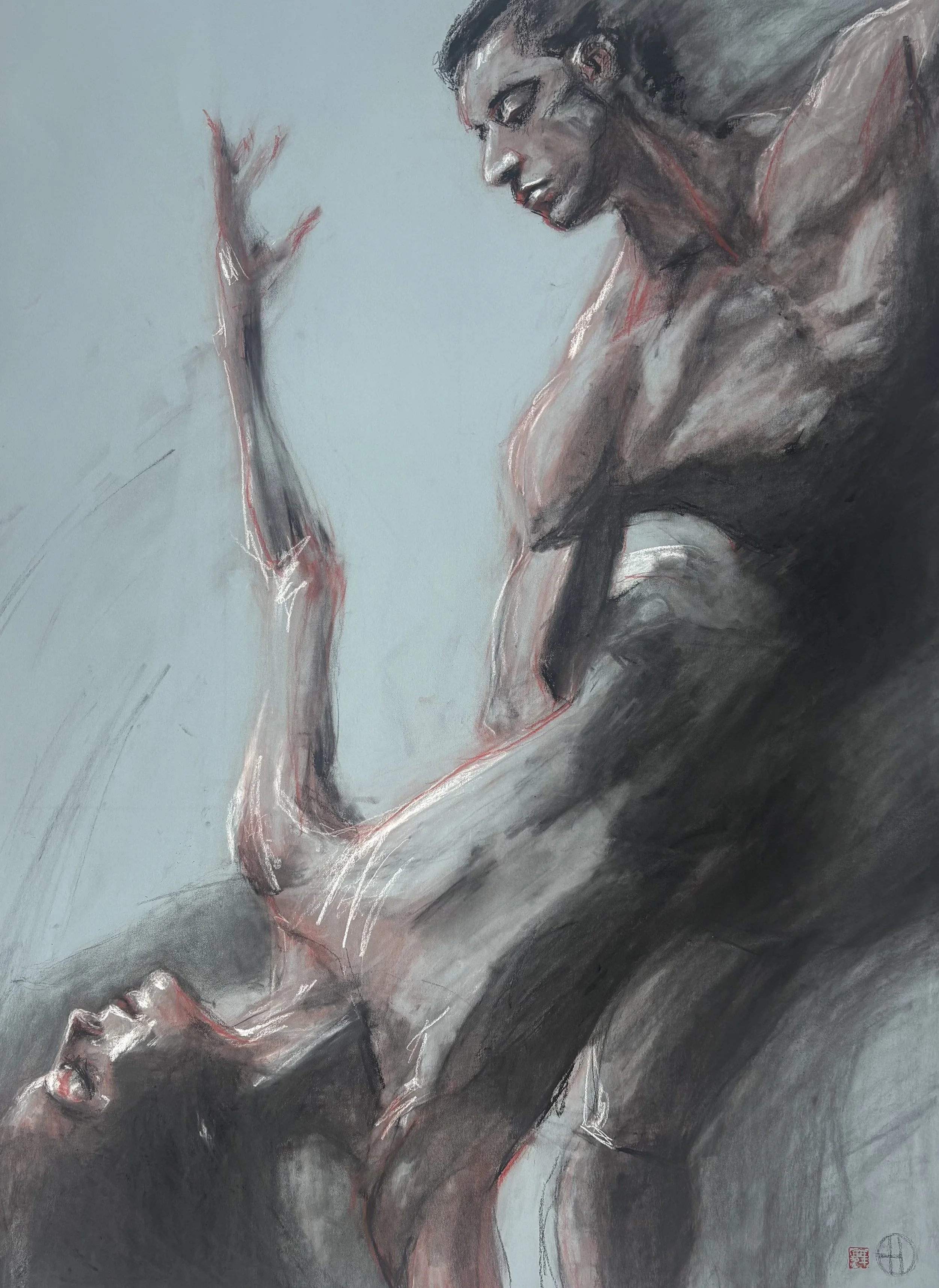 Faith 2026.  Pastel on Canson MiTeintes paper 56 x 76cm Finalist at RQAS Members Award 2026