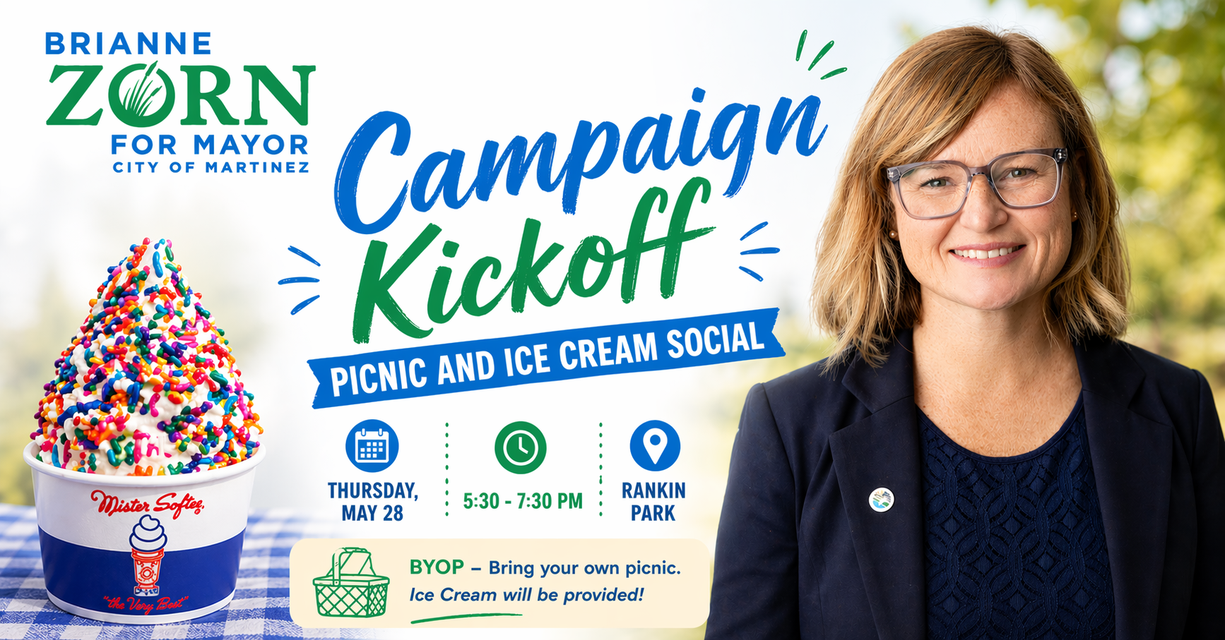 Campaign Kickoff &amp; Ice Cream Social