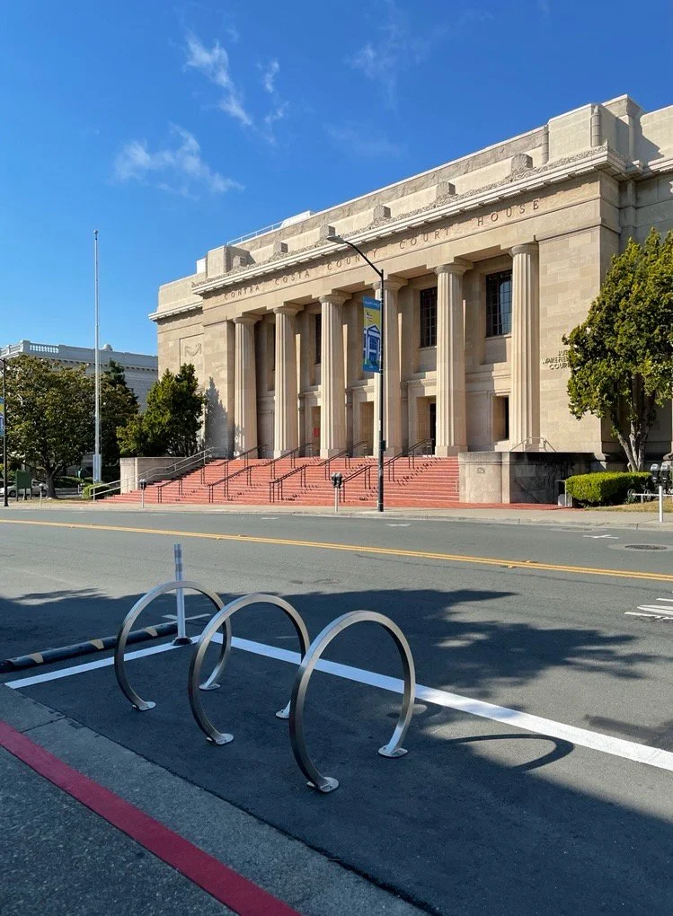 New Bike Racks in Downtown Martinez