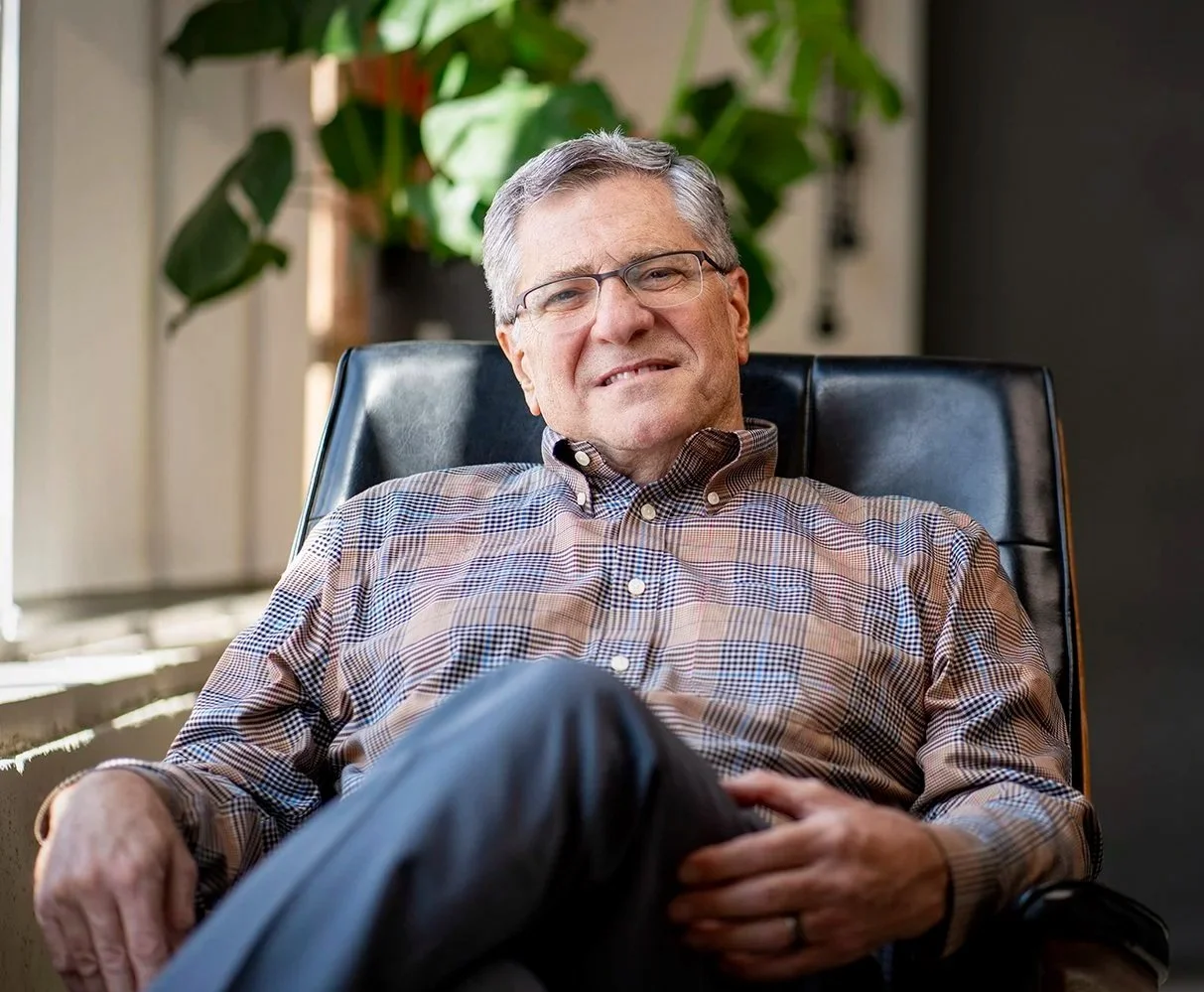 Charles Penot, Jungian life coach for men, seated