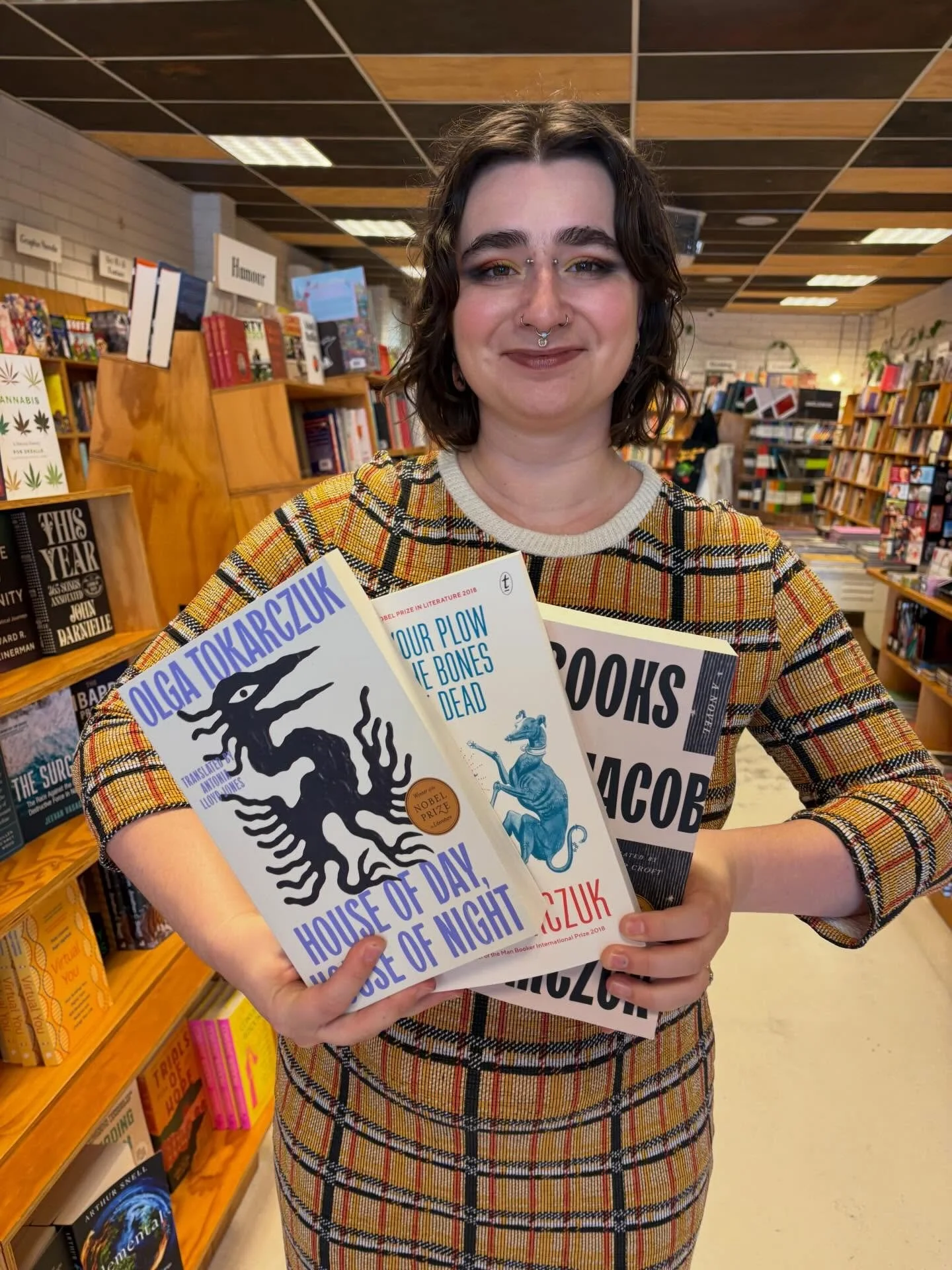 What we&rsquo;re reading 🦴🦴🦴

Shannon has been enjoying Olga Tokarczuk&rsquo;s work the past couple of months&hellip; 

&lsquo;Tokarczuk is concerned with how our everyday lives have a larger impact than we realise. She draws on Polish folk storie
