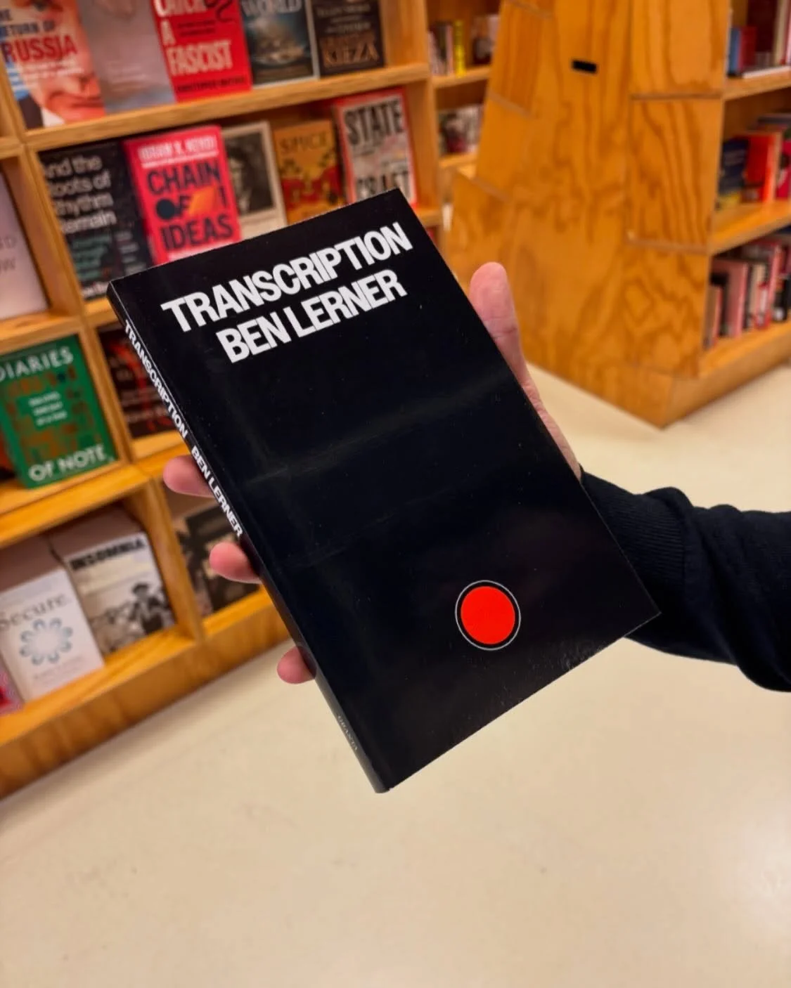 Alan and Joe recently read and loved Ben Lerner&rsquo;s new novel Transcription. 

&lsquo;In Transcription, a very Lerneresque narrator returns to his university town to conduct what will be the last interview of his aging mentor, Thomas; but after d