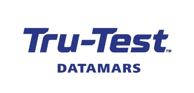 Logo for Tru-Test DATAMARS in blue on a white background.