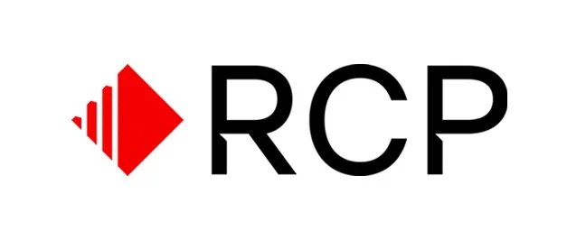 RCP logo with a red geometric symbol and black text.