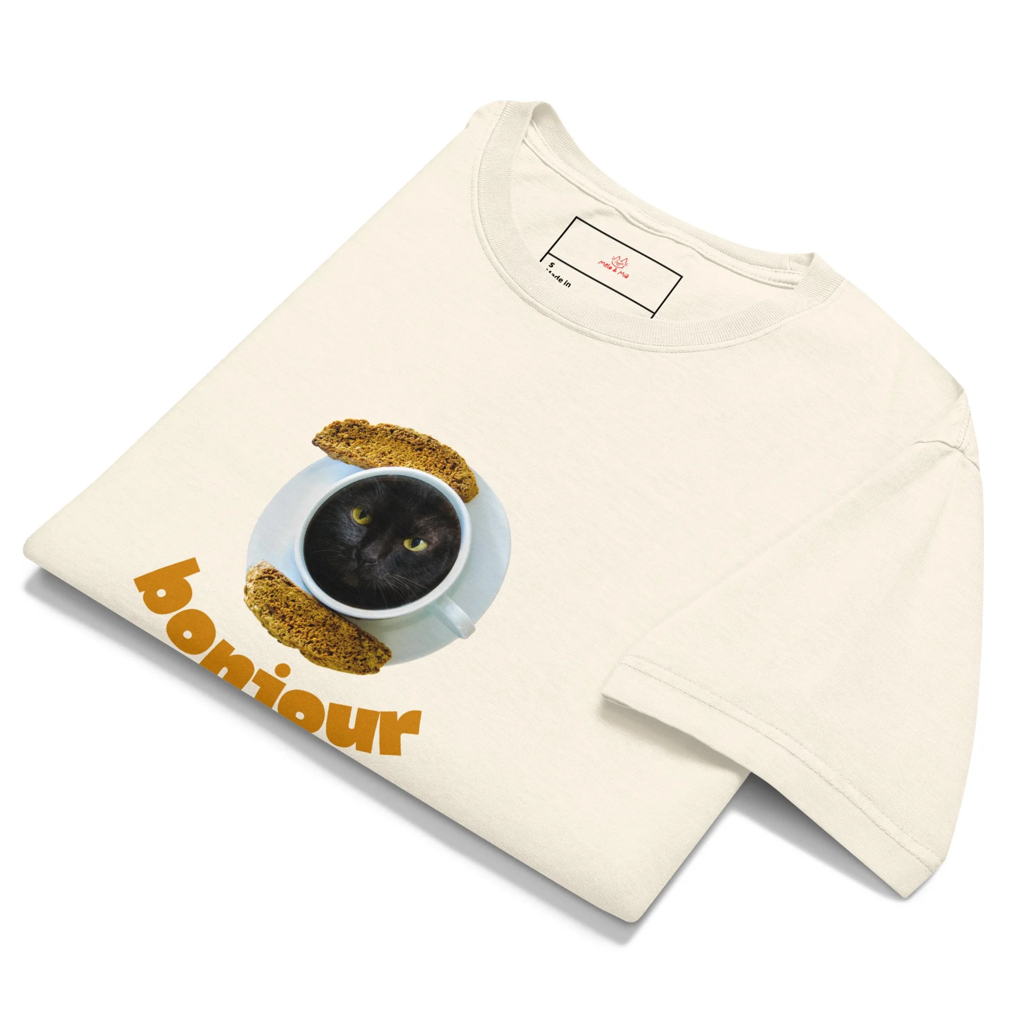 funny cat t-shirt, cat lovers tee, coffee lovers shirt