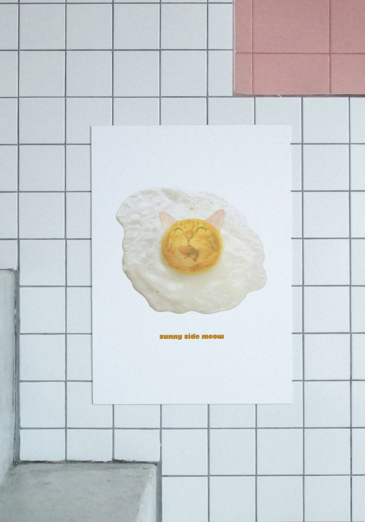 Sunny Side Meow — Cat Printable Wall Art | Instant Download