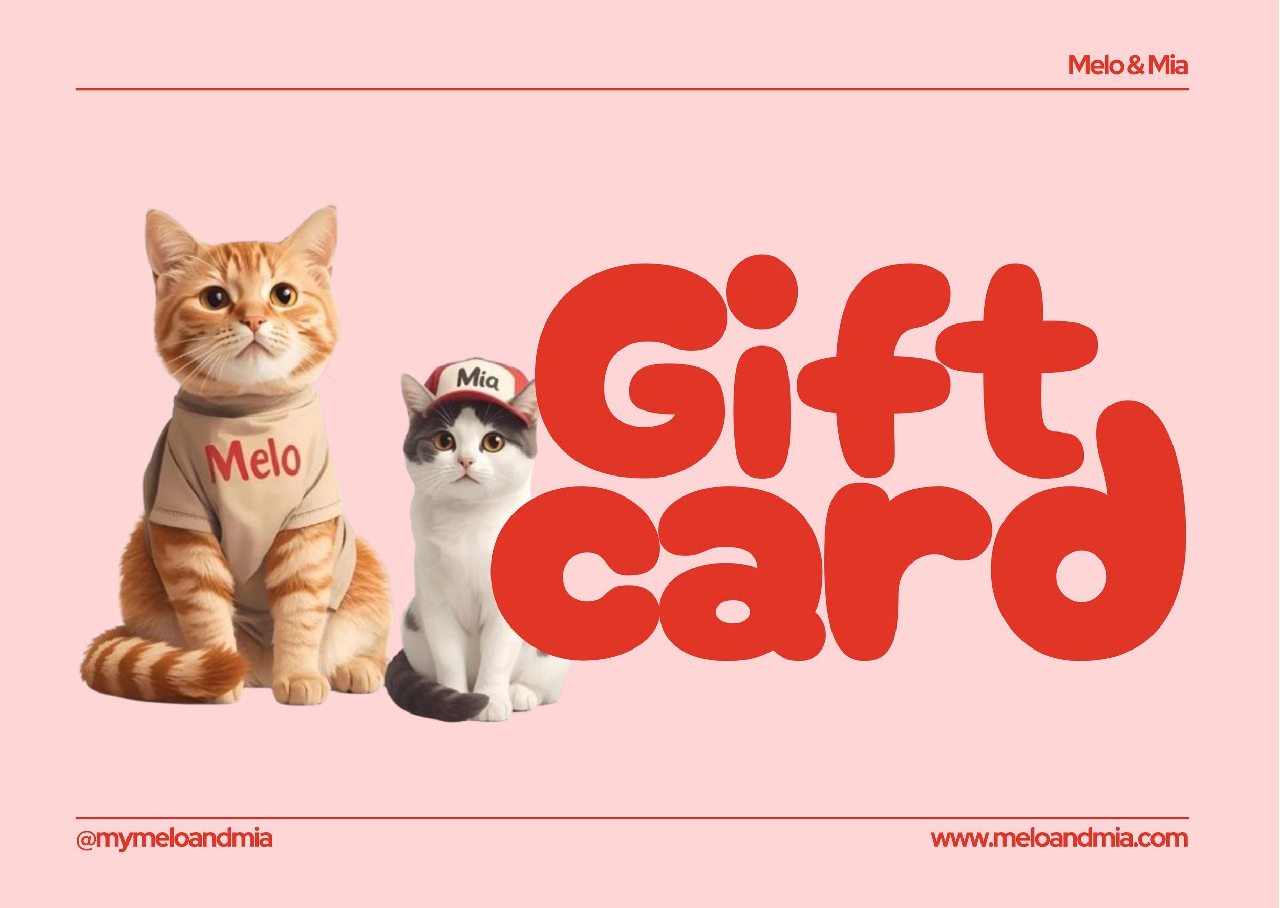 Melo & Mia Digital Gift Card – Cat Lover Gift