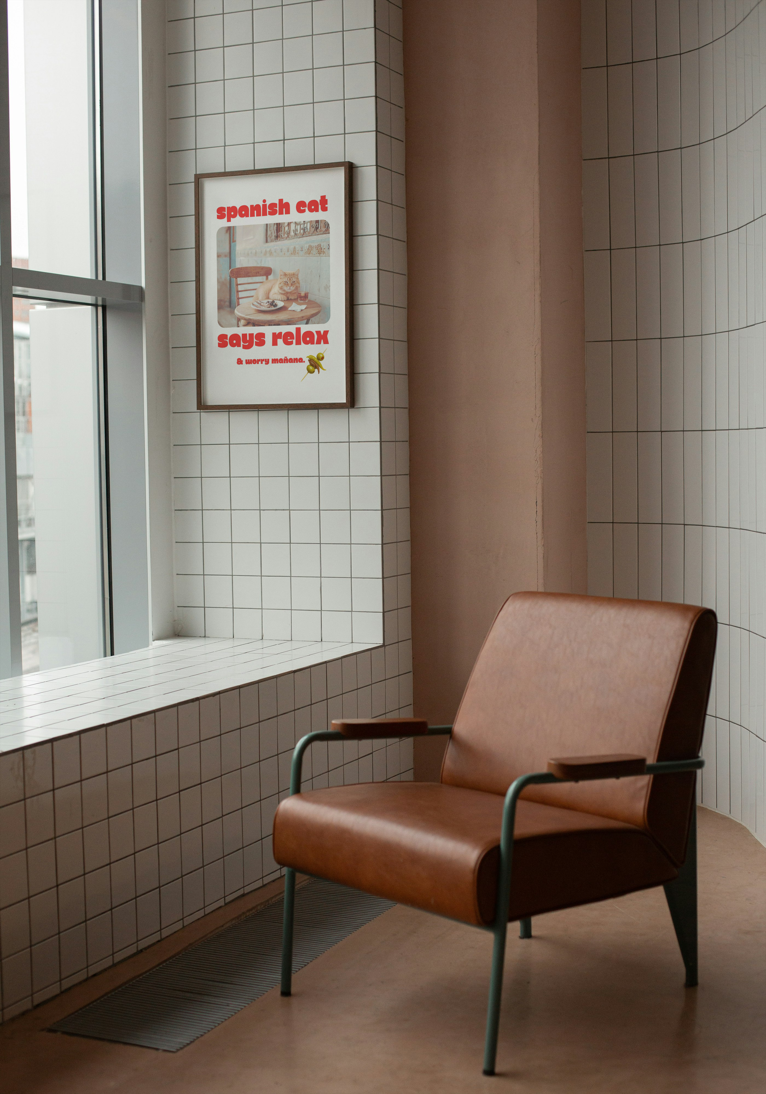 Spanish Cat Says Relax – Download Wall Art