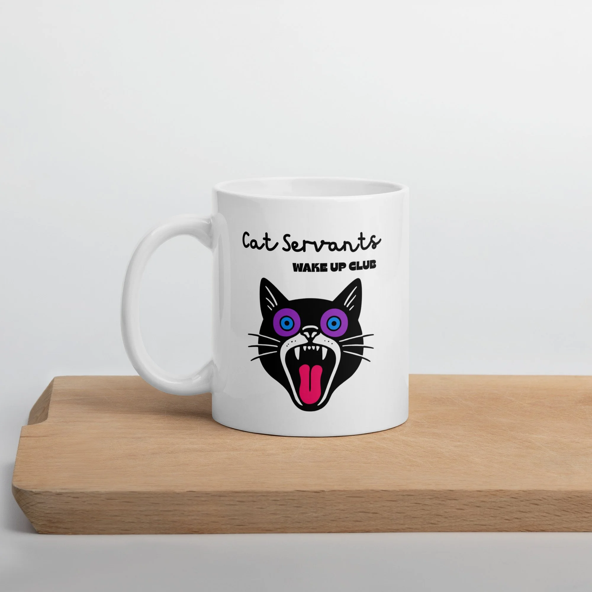cat lovers gift, cat mom coffee mug, cat owner merch
