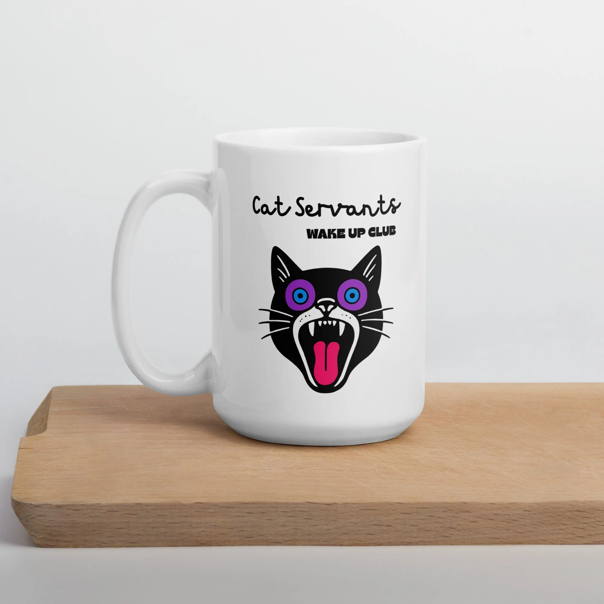 cat lovers gift, cat mom coffee mug, cat owner merch