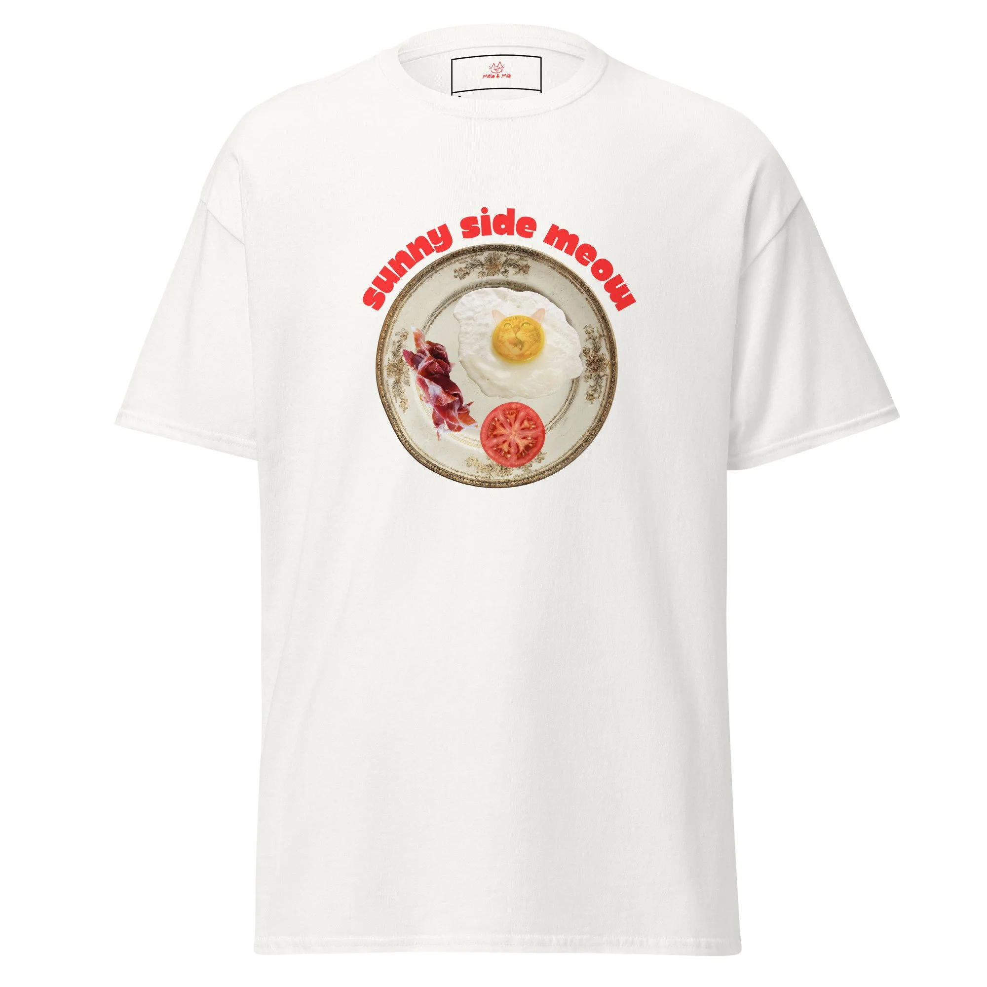 funny cat t-shirt, cat lovers gift, breakfast t-shirt