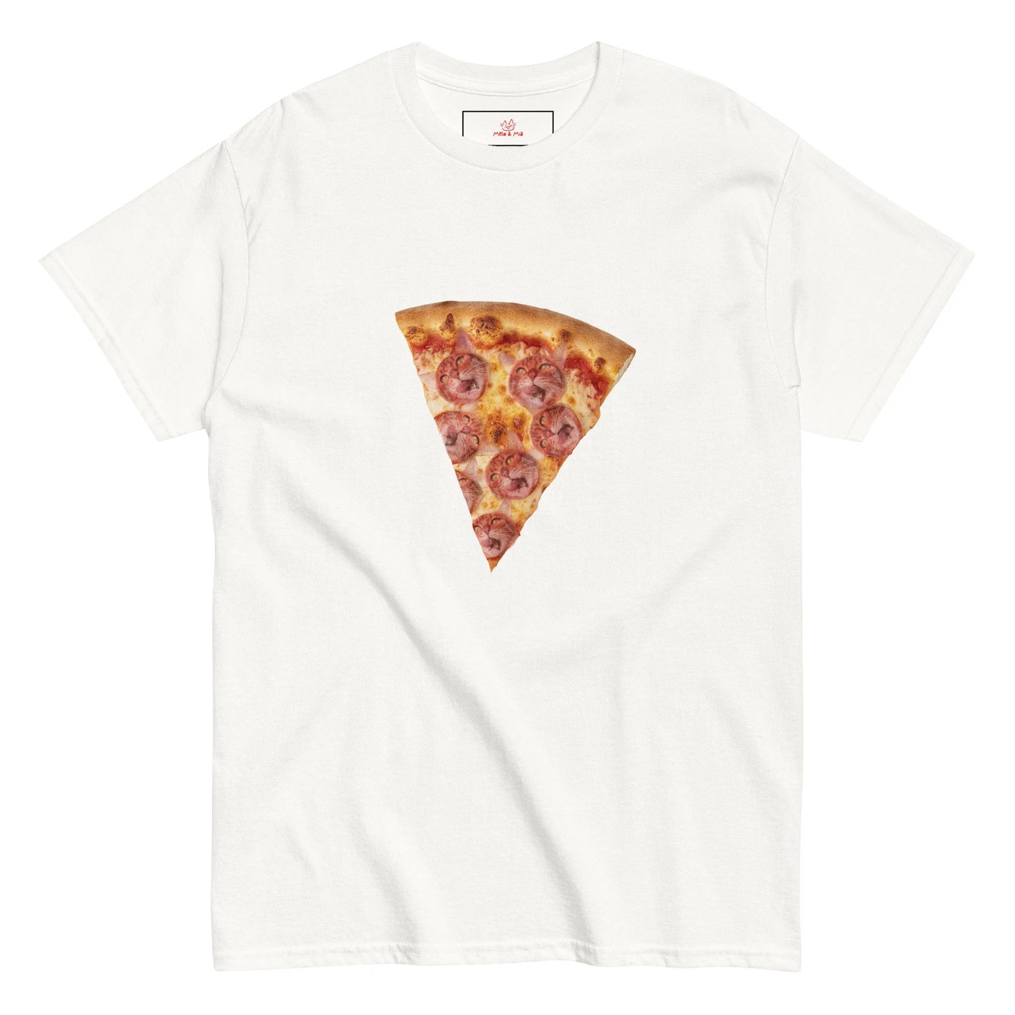 Pizza al Gatto - Unisex classic tee (White or Pink)