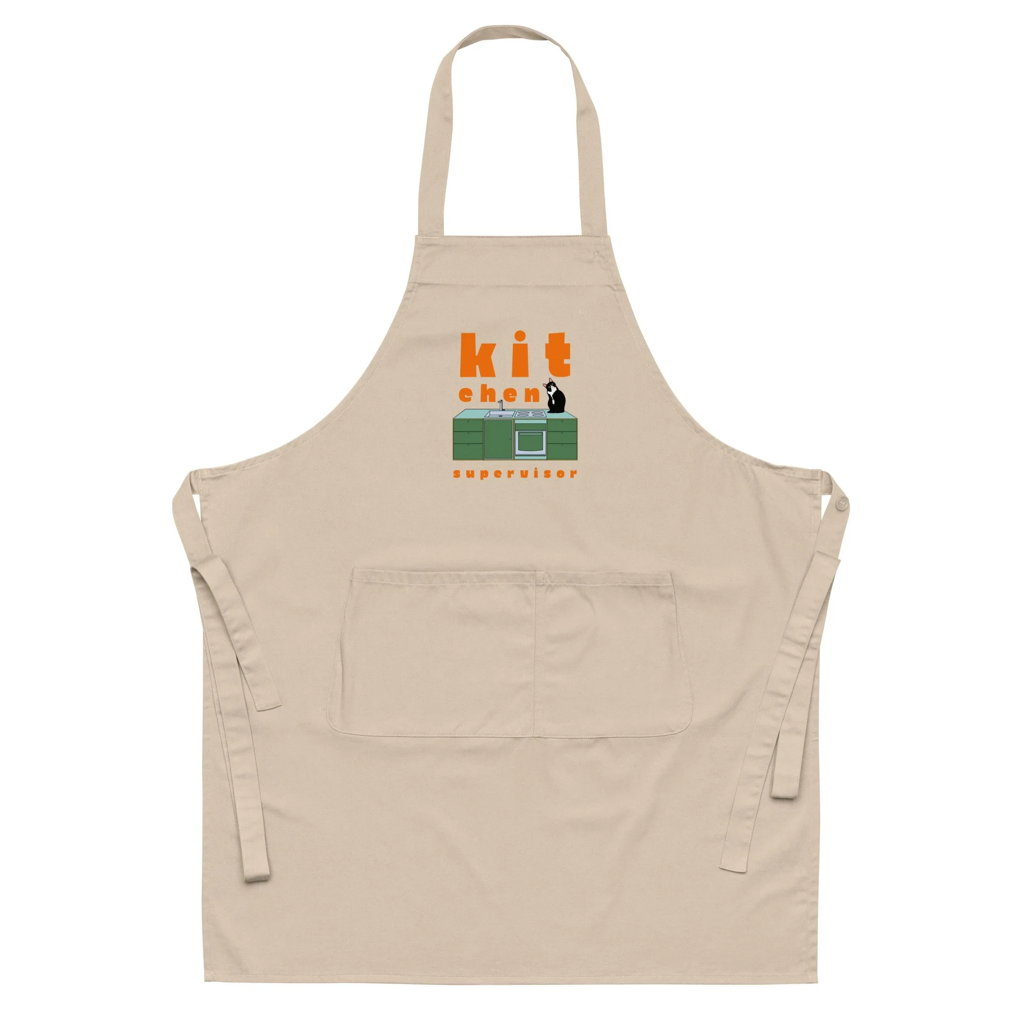 foodie gift, cat lovers gift kitchen apron