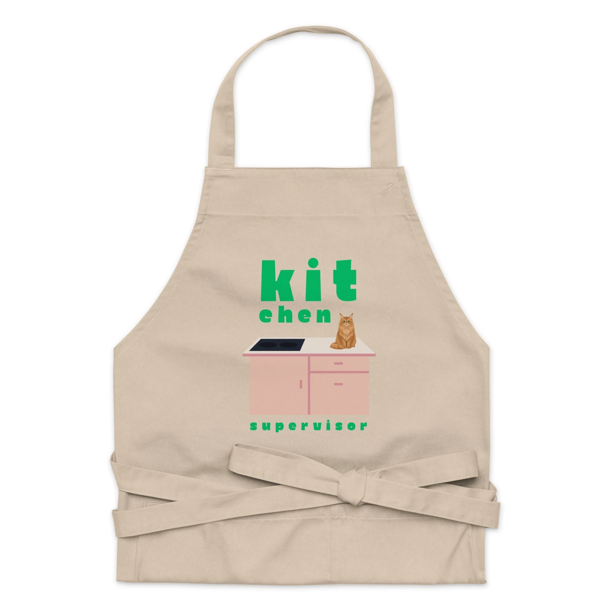 foodie gift, cat lovers gift kitchen apron