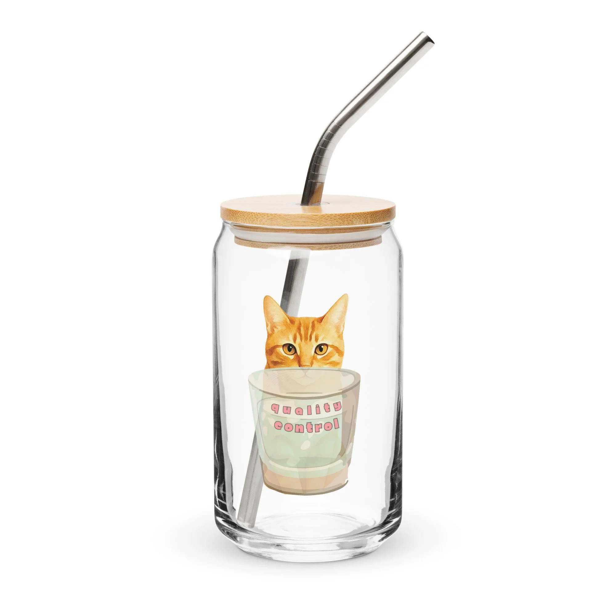 Melo Quality Control - Can-shaped glass