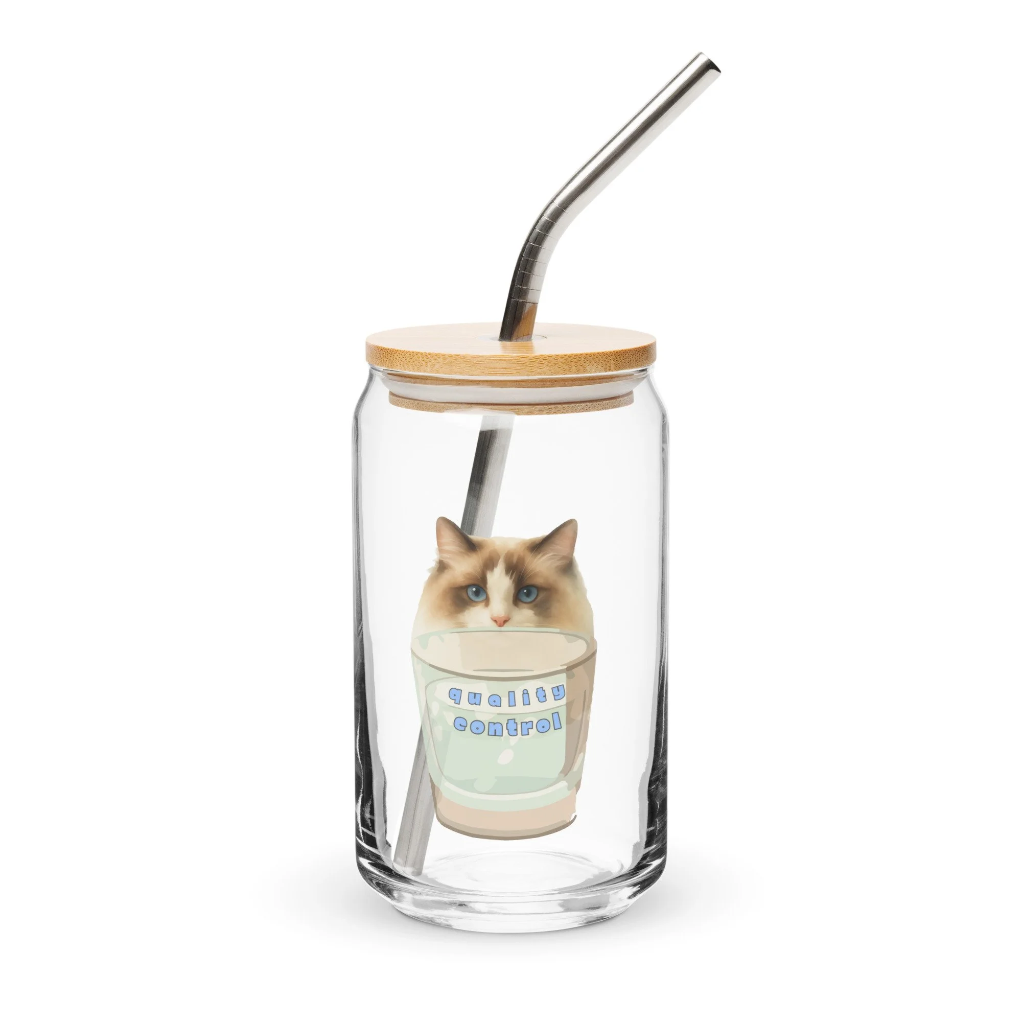 ragdoll cat glassware, drinkware tumbler