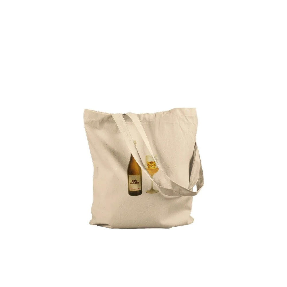 Cat-o-holic — Funny Cat Wine Tote Bag | Wine Lover Gift | Melo & Mia