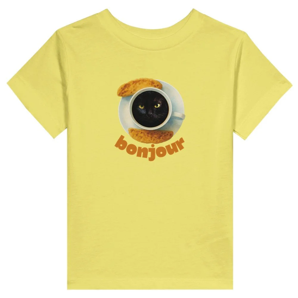 funny cat lovers kids t-shirt, black cat, fun kids clothing
