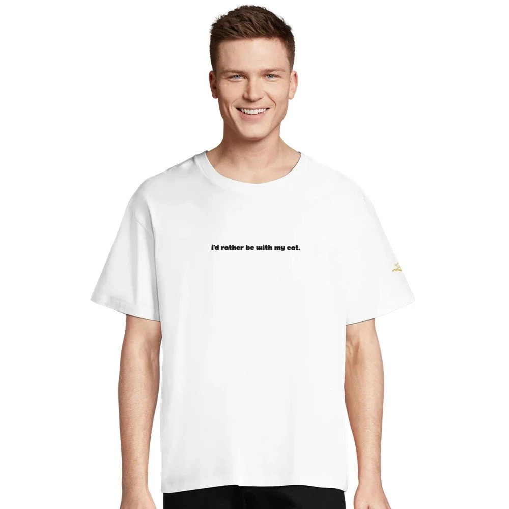 I'd Rather be with my Cat BOXY Oversized T-shirt | SOL'S Legacy 03996