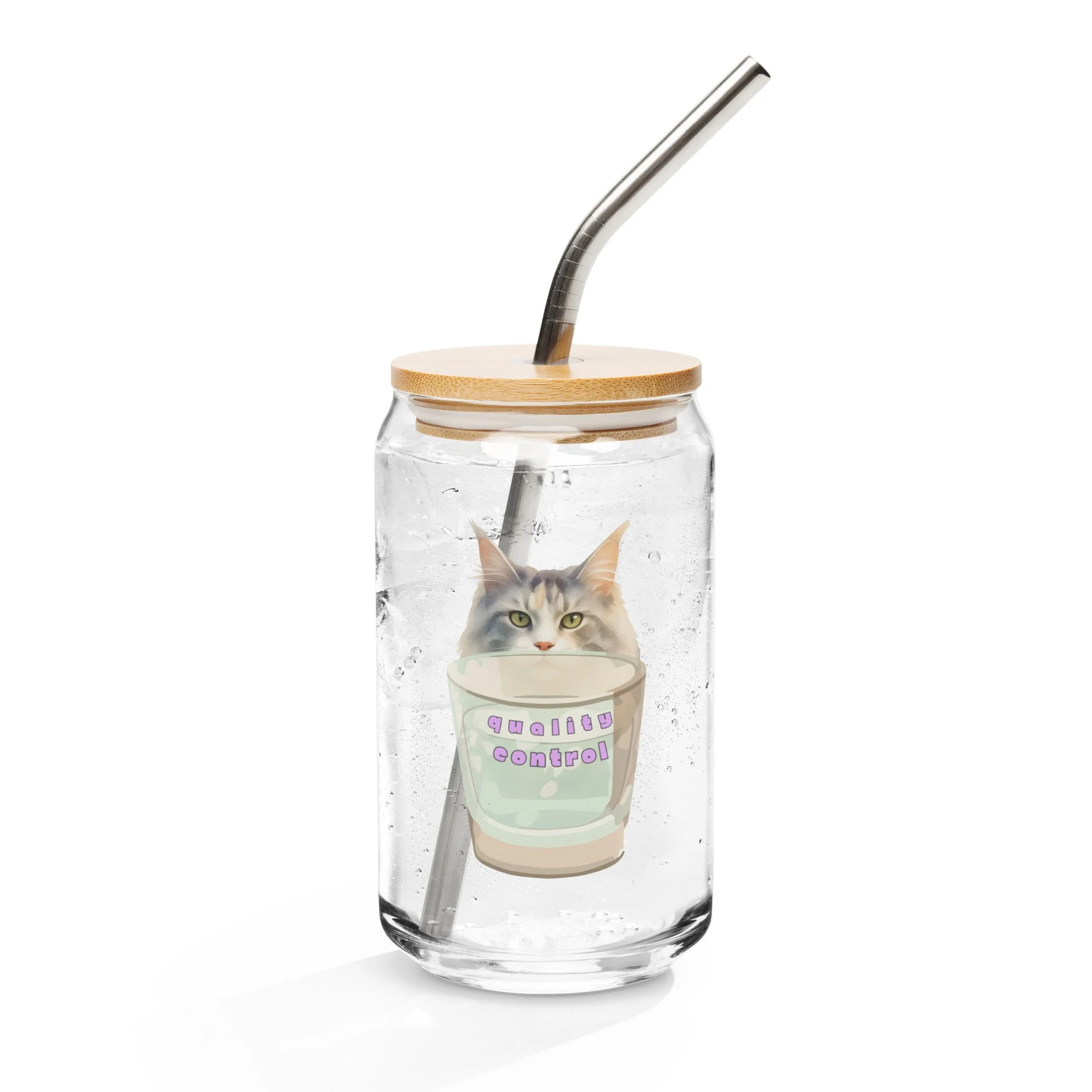 maine coon cat, cat lovers gift, maine coon glass tumbler